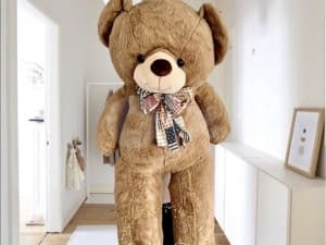 165cm MEDO PLISANI MEDVJED SMEDJI BIJELI PINK BOJA POKLON 2