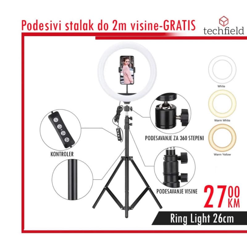 ⚡️Led Ring Studio Light⚡️
✅Poluprofesionalni Led prsten