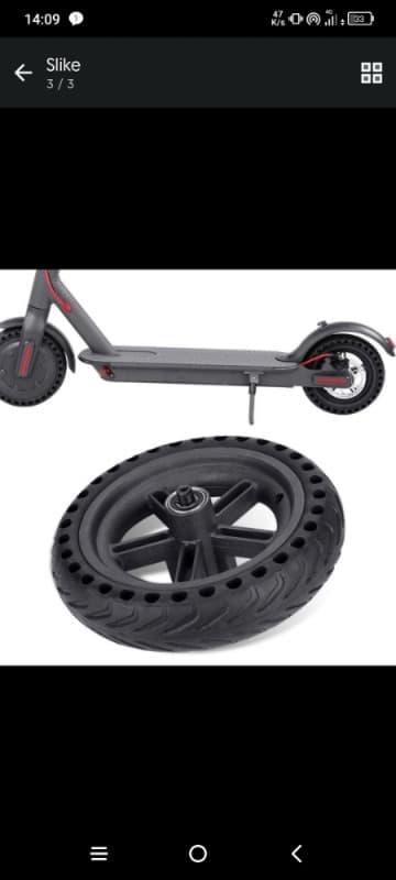 PUNA GUMA ZA ELEKTRIČNI TROTINET ROMOBIL 8 1/2 X2