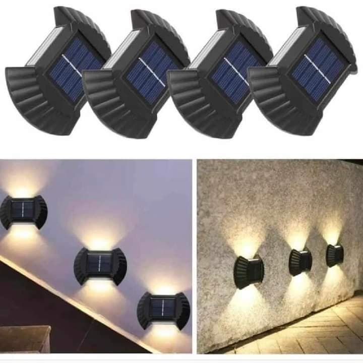 Solarne zidne lampe 4 kom 22 km