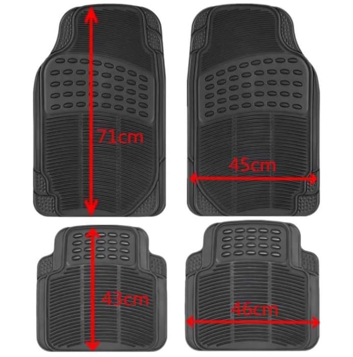 Set gumenih patosnica podloga za auto