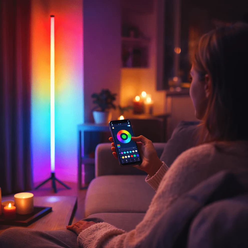 Pametna RGB podna LED lampa 3