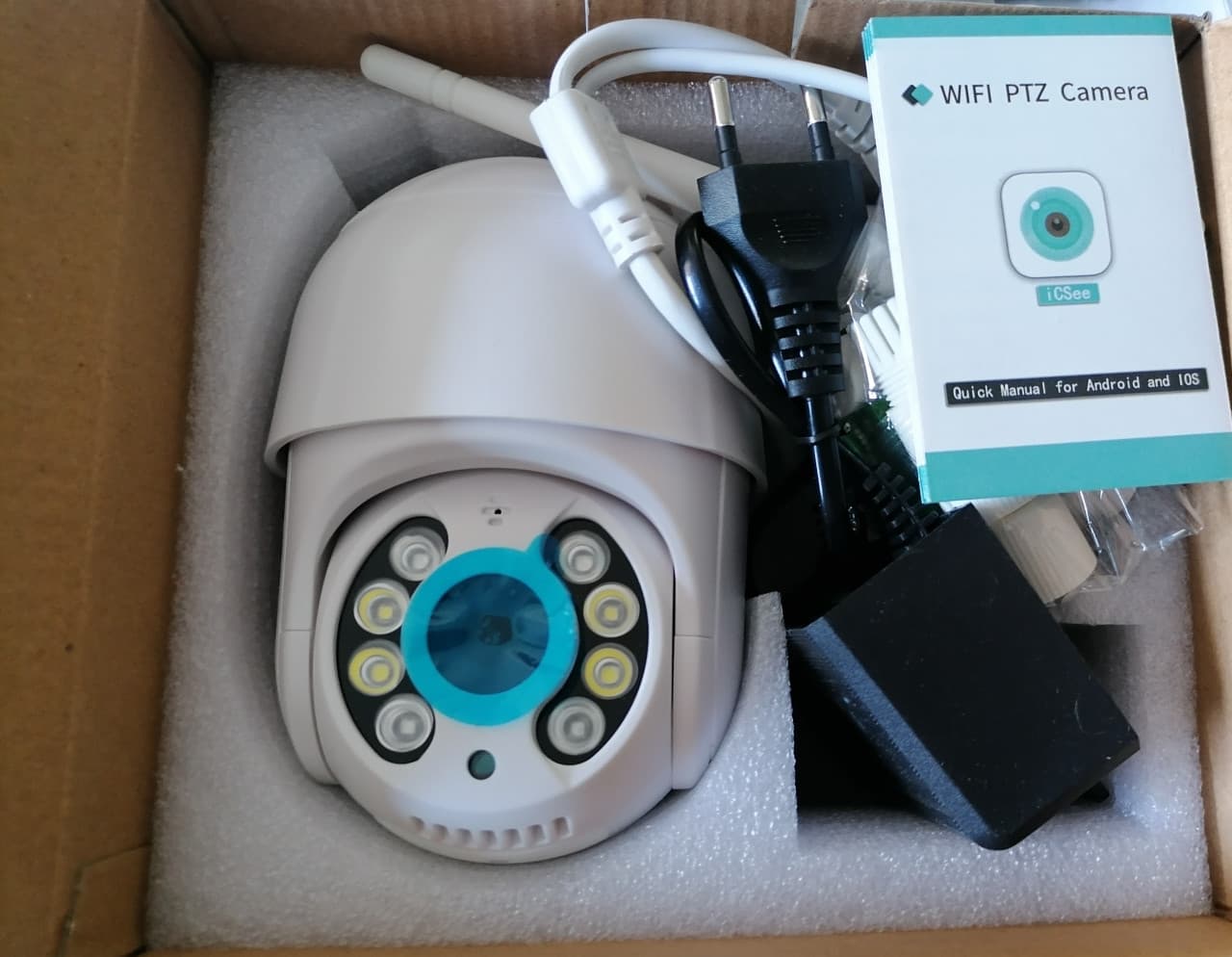 Icsee kamera - 8 mpx IP Wi FI PTZ sigurnosna kamera A8 