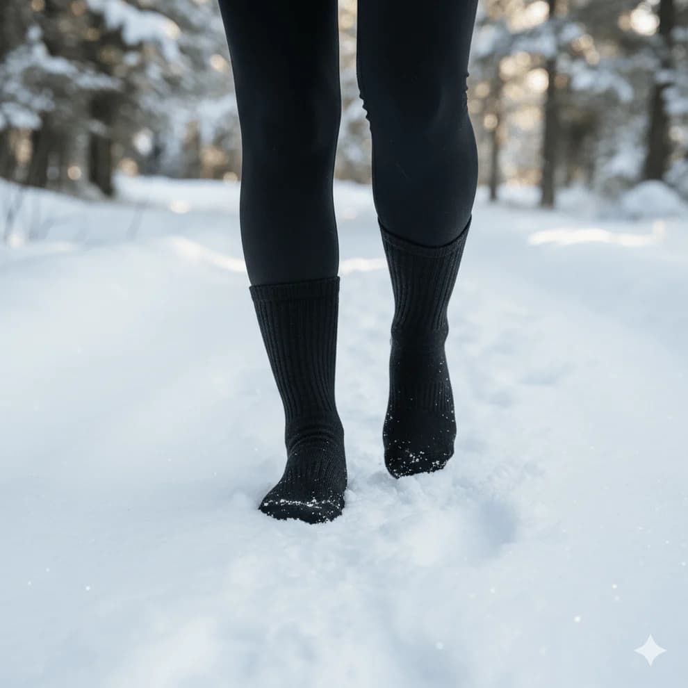 Premium Vunene Čarape Crne – Set od 12 Pari 3