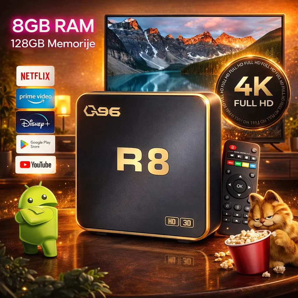 Android smart TV Box 8/128GB "Q96 R8"