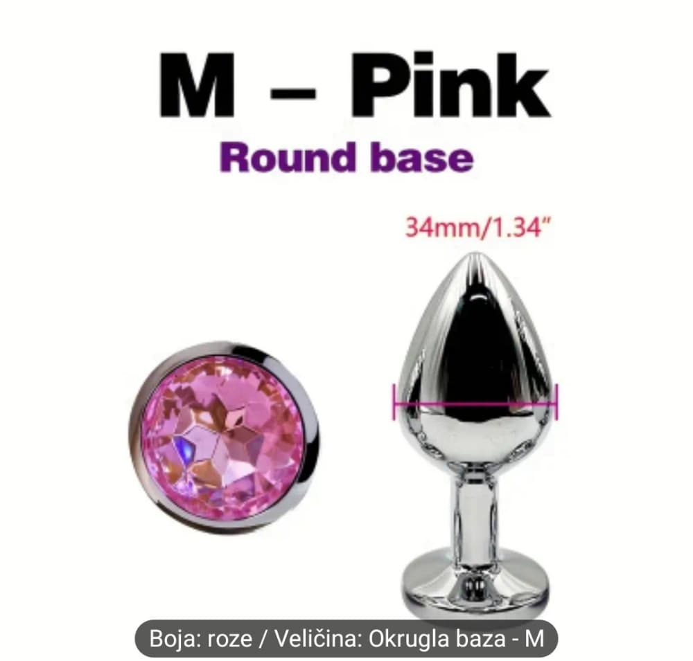 Analni butt plug dildo