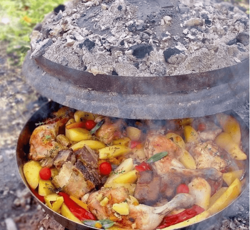 Sač Peka – Kovani Set Ručne Izrade (Tepsija 50 cm) 5