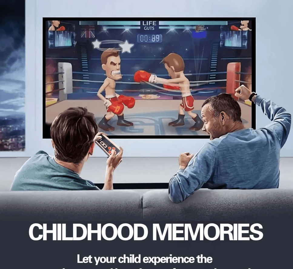 Retro igraća konzola s bežičnim kontrolerima "Eony FC 3000" 2