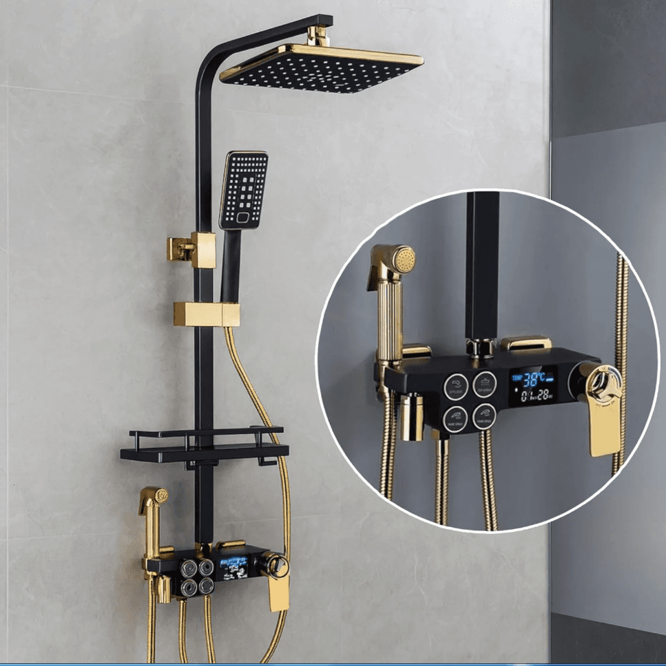 Luksuzna Zlatna Tuš Baterija