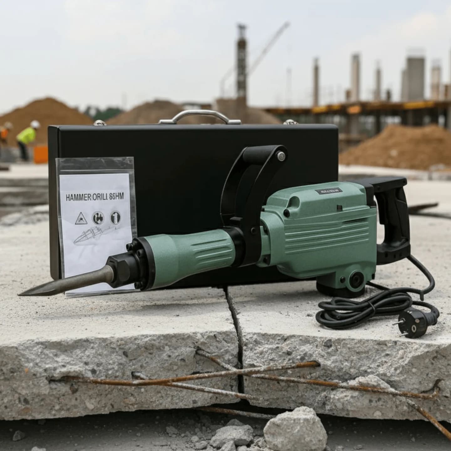 Pneumatska udarna čekić bušilica 2500 W 3
