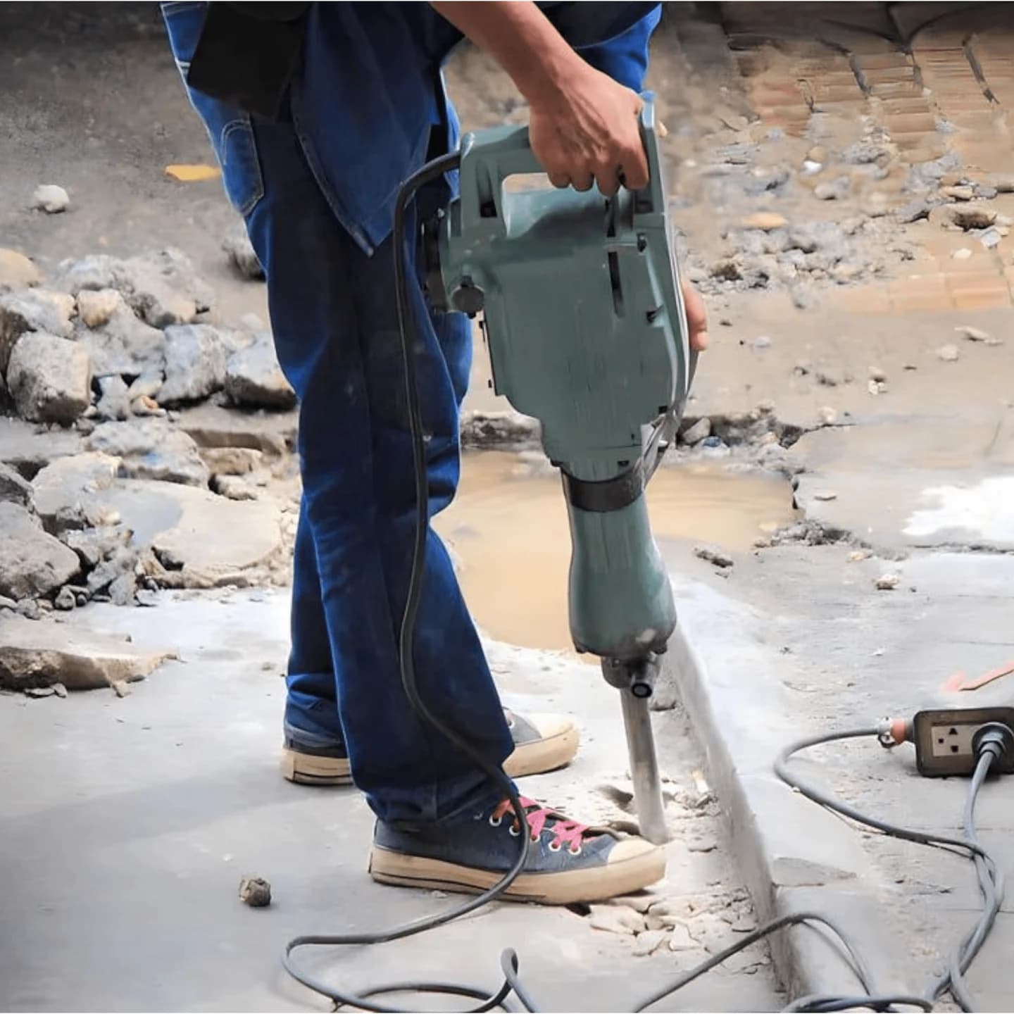 Pneumatska udarna čekić bušilica 2500 W 4